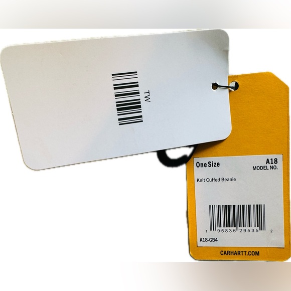 CARHARTT Lime Green Knit Cuffed Beanie/ One Size/ Unisex - Picture 3 of 3